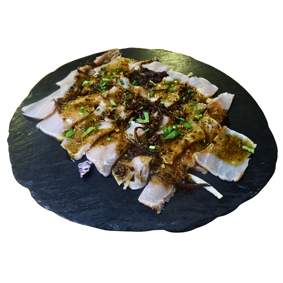 Menu Tataki espadon